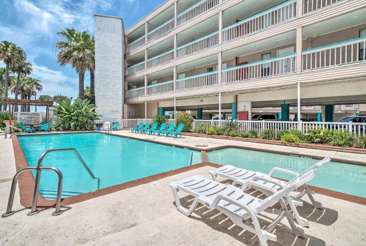 Updated Front Beach Condo With Resort Amenities! Corpus Christi Bagian luar foto