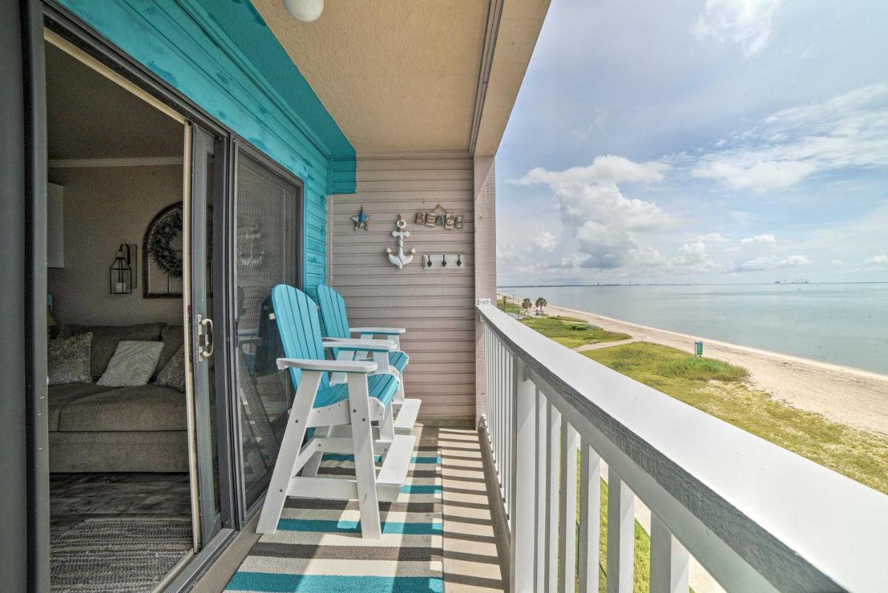 Updated Front Beach Condo With Resort Amenities! Corpus Christi Bagian luar foto