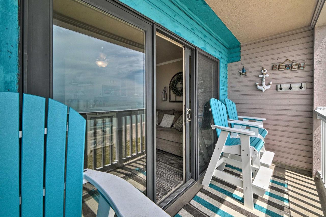 Updated Front Beach Condo With Resort Amenities! Corpus Christi Bagian luar foto
